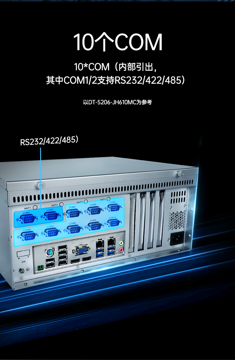 壁掛式金華工控機,接口豐富可三屏顯示主機廠家,DT-5206-JH610MC.png