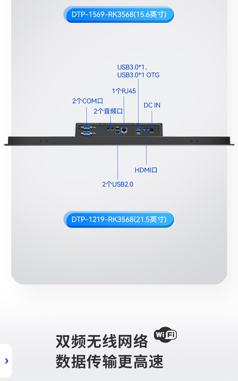 15.6寸工業(yè)無風扇平板電腦,國產瑞芯微嵌入式一體機,DTP-1569-RK3568.jpg