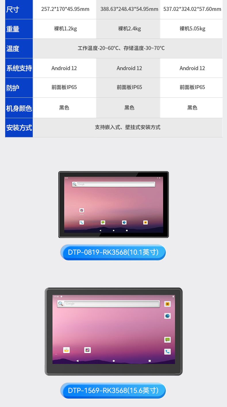 15.6寸工業(yè)無風扇平板電腦,國產瑞芯微嵌入式一體機,DTP-1569-RK3568.jpg